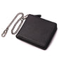 Men's Leather Zip Around Wallet